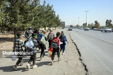 زائران پیاده امام رضا (ع)