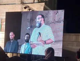 نشان هنری &laquo;فیروزه&raquo; به هادی حاجتمند اهدا شد