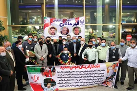 استقبال از قهرمانان پارالمپیکی استان خراسان رضوی در فرودگاه