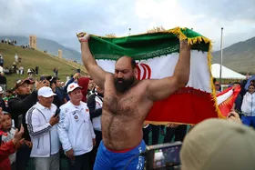 اولین طلای ایران در بازی&zwnj;های جهانی عشایری؛ قیطاسی قهرمان شد
