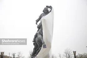 آیین رونمایی از یادمان &laquo;گذرسیاوش از آتش&raquo;