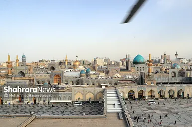 تصاویر هوایی از شهر مشهد و حرم مطهر رضوی