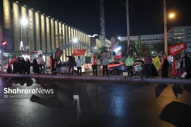 گزارش تصویری | برگزاری رزمایش مردمی تونل پرچم و زنجیره انسانی ۶ کیلومتری در مشهد