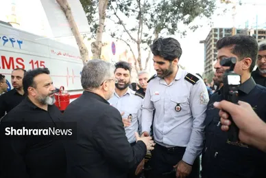 گزارش تصویری | بازدید شهردار مشهد مقدس از نحوه خدمات‌رسانی به زائرین امام مهربانی‌ها در نقاط مختلف شهر