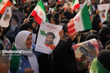 گزارش تصویری | مراسم تشییع پیکر مطهر شهید مدافع امنیت «مهدی ظریف» در مشهد ۳