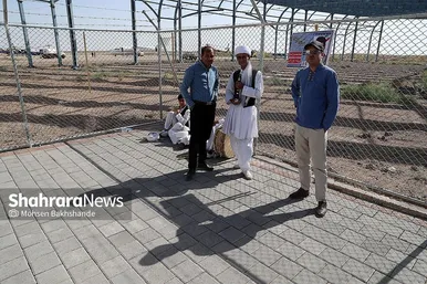 افتتاح فرودگاه گناباد با حضور رئیس مجلس و وزیر راه