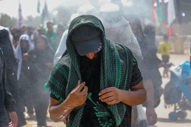 نذر آب در مسیر کربلا