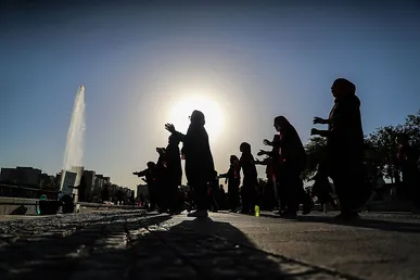 گزارش تصویری | همایش ورزش صبحگاهی در بوستان برکت مشهد
