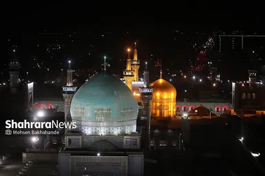 مراسم احیاء شب ۲۱ ماه رمضان در حرم مطهر رضوی
