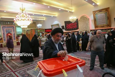 عکس‌هایی از مرحله دوم انتخابات چهاردهمین دوره ریاست‌جمهوری در مشهد (۲)