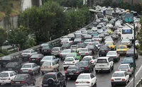 ترافیک و کندی حرکت در پل انقلاب مشهد (۲۸ اردیبهشت ۱۴۰۳)