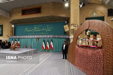 دیدار قهرمانان ورزشی و مدال‌آوران بازی‌های آسیایی و پارا آسیایی با رهبر انقلاب