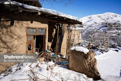 گزارش تصویری | طبیعت زمستانی روستای کنگ