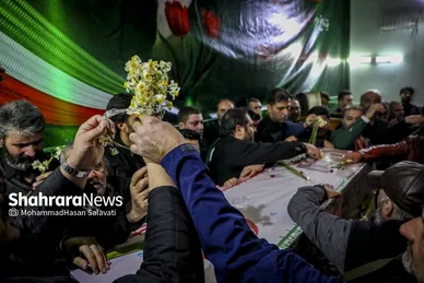 گزارش تصویری | مراسم وداع با پیکر شهید مدافع امنیت «مهدی ظریف» در مشهد