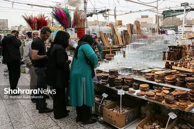 حال و هوای بازار گل در آستانه عید نوروز