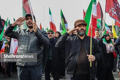 گزارش تصویری | راهپیمایی روز قدس ۱۴۰۴ در مشهد-۲