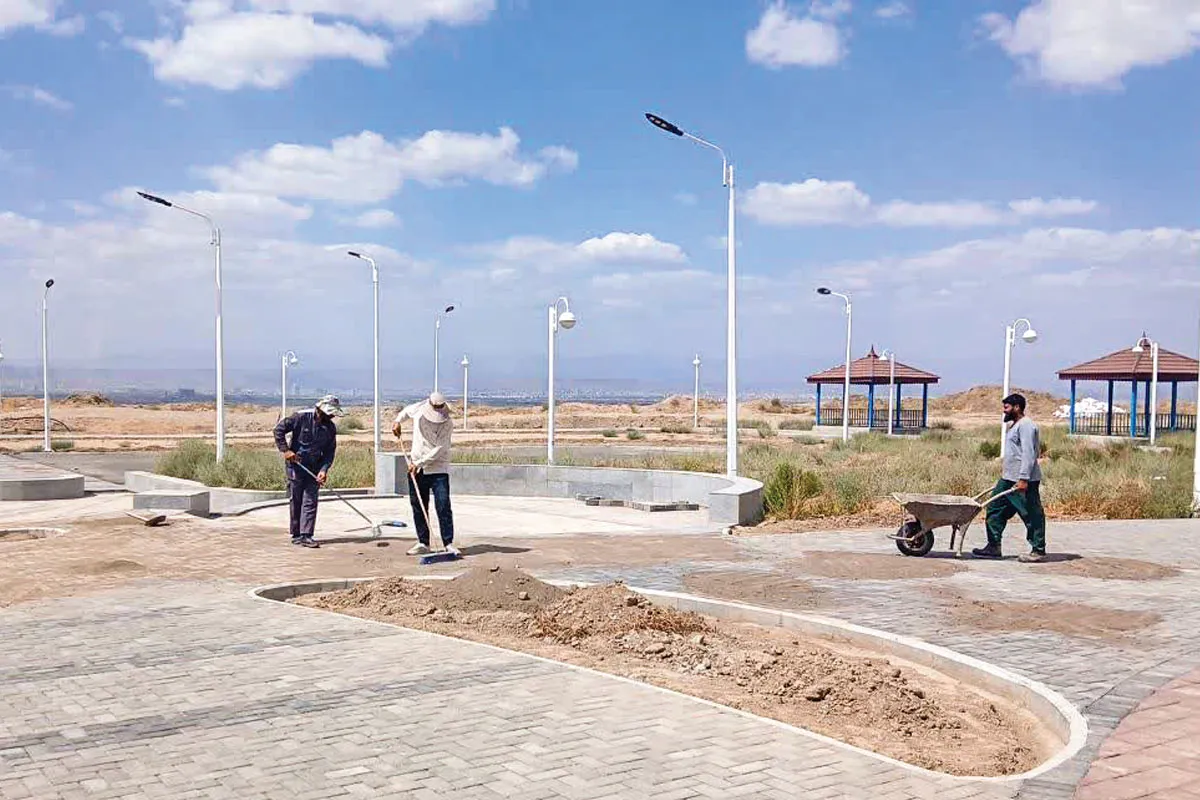 پیشرفت ۹۵ درصدی بوستان ۳ هکتاری عترت