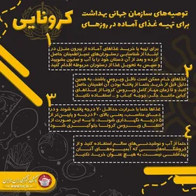 توصیه&zwnj;های&zwnj; WHO برای تهیه غذای آماده در روزهای کرونایی + عکس