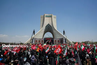 گزارش تصویری | تشییع پیکر امام شهید در تهران (۱۵ تیر ۱۴۰۵) - ۵
