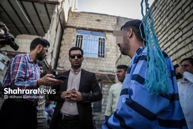 گزارش تصویری | بازسازی صحنه قتل در اسماعیل آباد مشهد