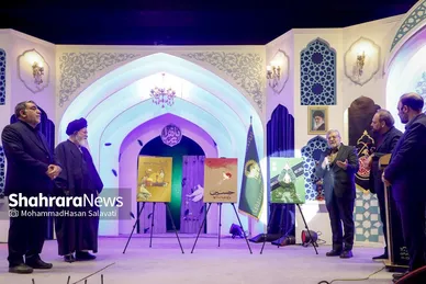 گزارش تصویری | آیین افتتاحیه بیست‌ودومین اجلاس بین‌المللی پیرغلامان حسینی در حرم مطهر رضوی