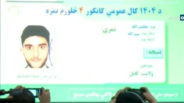 نتایج کنکور افغانستان در سال ۱۴۰۴ اعلام شد + اسامی نفرات برتر