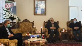 ولایتی مراتب همدردی رهبر انقلاب را به خانواده شهید فخری&zwnj;زاده ابلاغ کرد