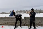 بارش برف در زاهدان پس از ۸ سال + تصاویر