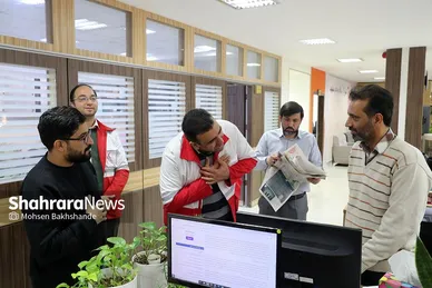 بازدید مدیرعامل جمعیت هلال‌احمر خراسان رضوی از موسسه فرهنگی شهرآرا
