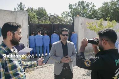 گزارش تصویری | بازسازی صحنه قتل در جاده شهرک صنعتی فردوسی مشهد