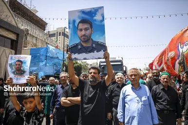 گزارش تصویری | تشییع پیکر مطهر ۱۵ شهید حملات خصمانه اخیر رژیم صهیونیستی به ایران در مشهد مقدس (جمعه ۶ تیر ۱۴۰۴)