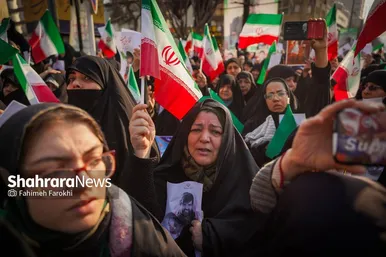 گزارش تصویری | مراسم تشییع پیکر مطهر شهید مدافع امنیت «مهدی ظریف» در مشهد ۳
