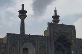ویدئو | بارش نخستین باران پاییزی در حرم مطهر رضوی (۱۲ آبان ۱۴۰۴)