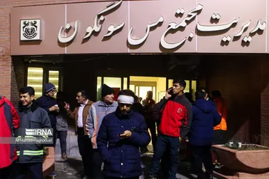عکس‌هایی از جستجو در نزدیکی منطقه حادثه بالگرد حامل رئیس جمهور