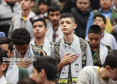 گزارش تصویری | مراسم تحلیف فرماندهان بسیج دانش آموزی در مشهد