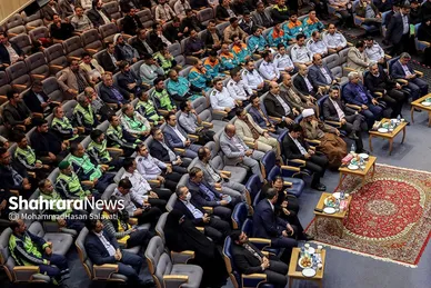 آئین شکرانه خدمت ستاد اربعین و دهه آخر صفر شهرداری مشهد مقدس
