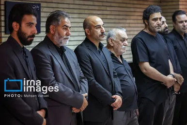 عکس‌هایی از مراسم ترحیم شهید «علیرضا تنابنده» برادرزاده محسن تنابنده