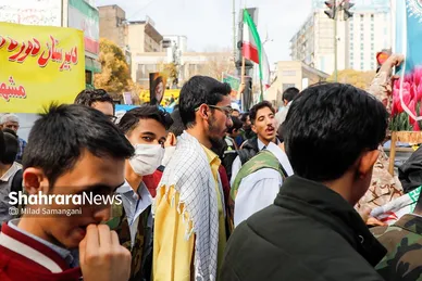گزارش تصویری | راهپیمایی ۱۳ آبان ۱۴۰۳ در مشهد