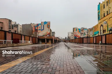 بارش باران در مشهد