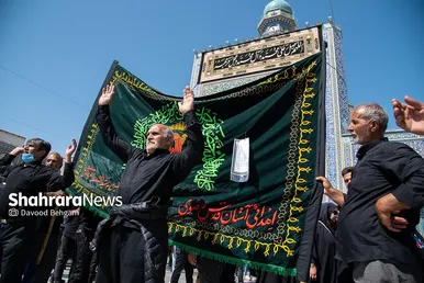 عزادرای شهادت امام رضا (ع) در حرم مطهر رضوی