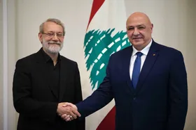 لاریجانی با رئیس جمهور لبنان در بیروت دیدار کرد | عون: لبنان امن و پایدار بماند (۲۲ مرداد ۱۴۰۴)