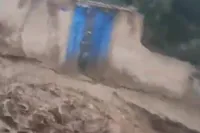 ویدئو | جاری شدن سیل در روستای گریوده مازندران