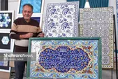 گفت‌وگویی با عبدالحسین مشکات، هنرمند پیشکسوت کاشی کاری سنتی مشهد | هنر کاشی کاری، میراثی زنده در دل شهر