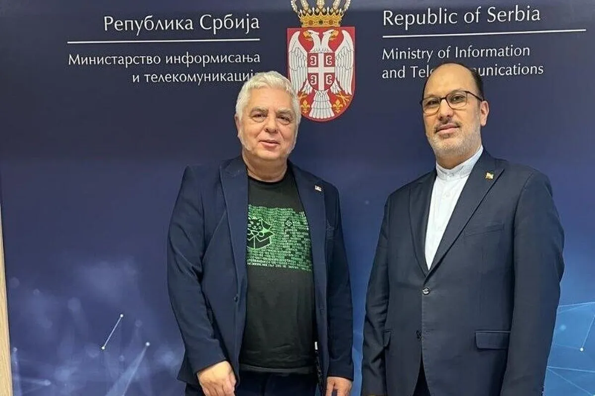 سفیر ایران در بلگراد با وزیر فن‌آوری اطلاعات صربستان دیدار کرد