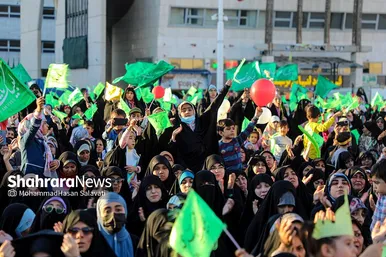 جشن مردمی بیعت با امام زمان (عج) در مشهد