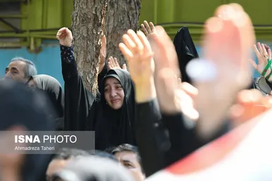 تشییع باشکوه پیکر سردار شهید زاهدی در اصفهان