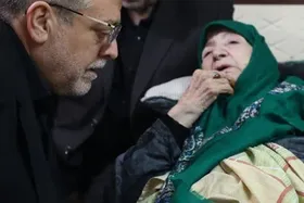 شهردار مشهد به دیدار مادر شهیدجمهور حضرت آیت&zwnj;الله رئیسی رفت