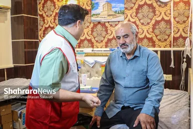 گزارش تصویری | خدمت رسانی هلال احمر خراسان رضوی به زائران اربعین حسینی در نجف اشرف