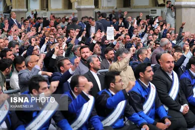 دیدار کارگران با رهبر معظم انقلاب