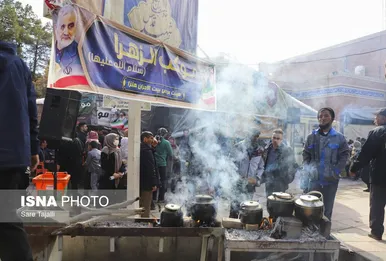 عکس‌هایی از مراسم سالگرد شهادت حاج قاسم سلیمانی در گلزار شهدای کرمان